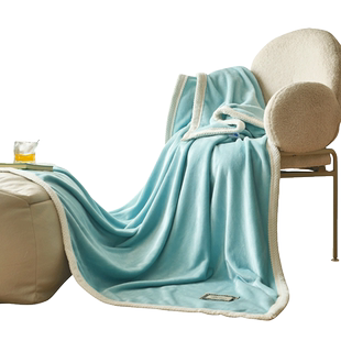 办公室午睡毛毯子空调毯四季通用牛奶绒毛巾被披肩单人小被子盖毯