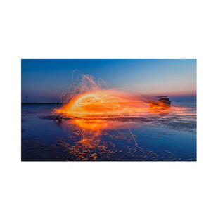 摄影展艺术展铝塑板无框画可定制悬浮装裱画框相框艺术微喷