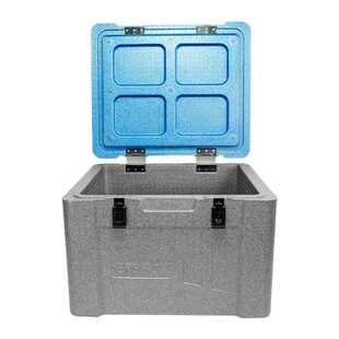 食材保温箱高密度EPP泡沫箱 可挂锁可上封条的大容量配送箱 93升