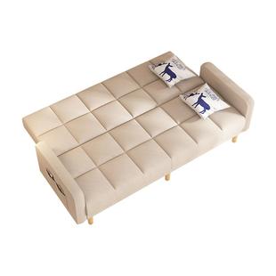 小户型简易双人沙发床卧室三人出租房专用客厅2025新款布艺小沙发