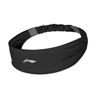 李宁瑜伽发带运动吸汗头带女跑步羽毛球健身导汗止汗带束发头巾