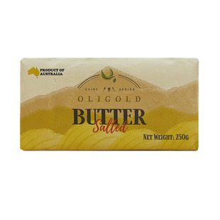 临期Salted Butter欧拉德得咸味有盐动物黄油250g澳大利亚煎牛排