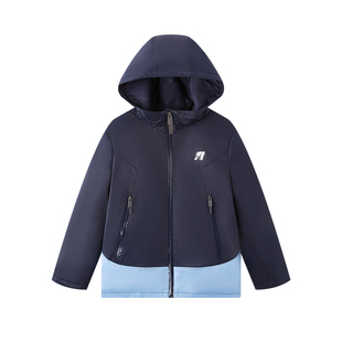 【700蓬鹅绒服】NAUTICA童装男女童中长款儿童冬季三防加厚羽绒服