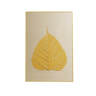 朵云轩文房用纸 菩提叶泥金硬卡 信笺卡纸自用收藏馈赠