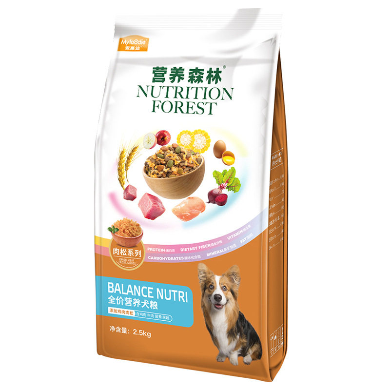 麦富迪营养森林鸡肉肉松狗粮