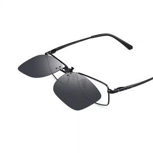 开车专用日夜两用高清偏光夜视眼镜男驾驶夜间夜用变色太阳镜夹片
