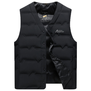 羽绒服马甲男款秋冬季新款时尚中老青年人内外穿轻薄保暖马夹背心