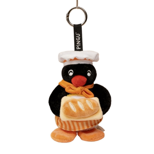 新款正版烘焙pingu企鹅包挂饰包包挂件卡通毛绒玩偶钥匙扣送礼物