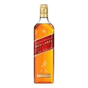 尊尼获加Johnnie Walker红牌1000ml双瓶苏格兰威士忌海外进口洋酒