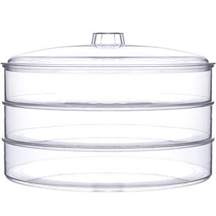 普洱茶盒茶饼收纳盒多层透明茶饼盒白茶包装盒防潮密封储存茶叶罐