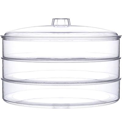 普洱茶盒多层透明防潮密封储存