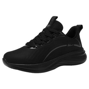 回力轻便软底舒适上班女鞋黑色工作鞋女久站不累脚秋季跑步运动鞋