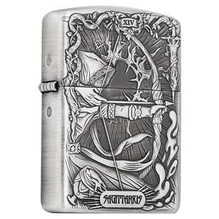 zippo打火机官方正版男十二星座秘典煤油防风芝宝高颜值生日礼物