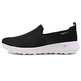 Skechers斯凯奇女低帮一脚蹬懒人鞋舒适轻便运动休闲鞋15600/BKW
