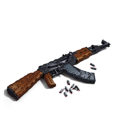 小鲁班X和平精英AKM拼装积木枪