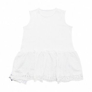 拼接蕾丝边下摆叠穿打底衫女2025秋冬款宽松休闲内搭无袖T恤背心