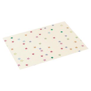 奶油ins风彩星西餐垫皮革防水防油防烫免洗高级感隔热垫小块杯垫