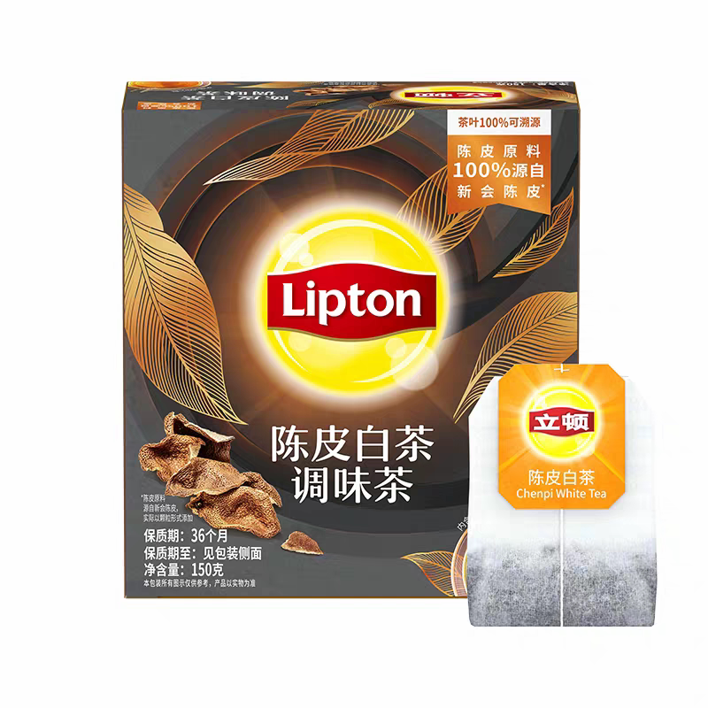 立顿陈皮白茶袋泡茶包