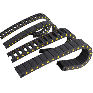 增强拖链机床尼龙塑料履带电缆线槽高速雕刻机工业传动链条坦克链