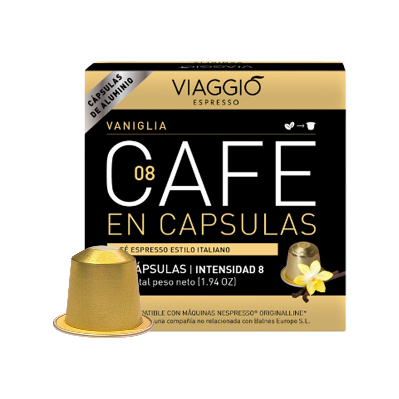 VIAGGIO ESPRESSO｜NE08香草风味胶囊黑咖啡拿铁鲜萃西班牙进口