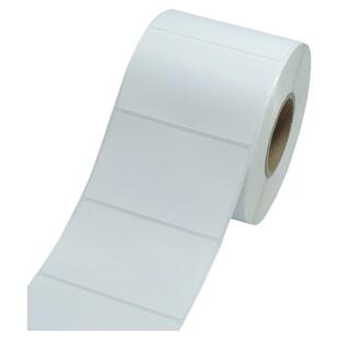 艾利铜版纸不干胶标签75*50mm铜板条码贴纸7.5x5cm碳带打印纸定制