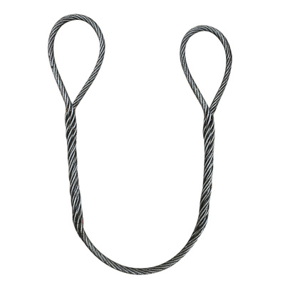 油性/镀锌加长手工编头插编30公分双扣钢丝绳起重吊装用吊车塔吊