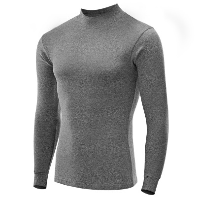 健丹鸟纯棉抗菌中领保暖上衣男士