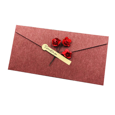 包邮西式情书七夕表白花朵创意收纳封礼品伴手礼牛皮信封信纸套装