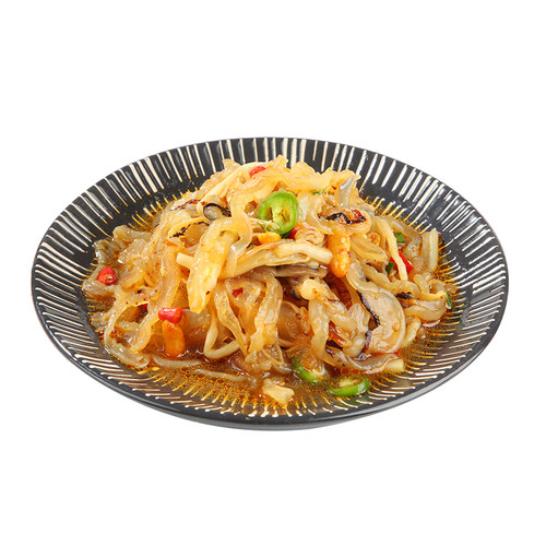 宁波海蜇丝即食凉拌下酒菜减盐海蜇皮海蜇头脆爽无沙饭店商用批发