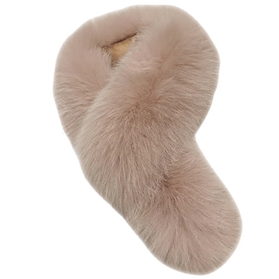 温柔保暖狐狸毛皮草围巾冬季女