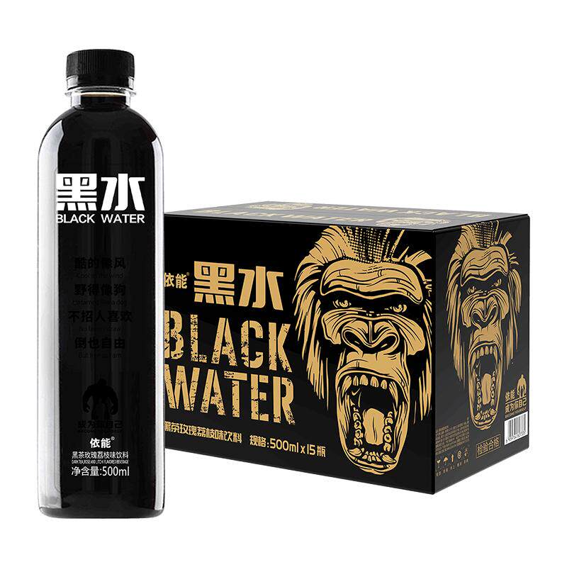 依能黑水网红果味饮料500ml*15瓶