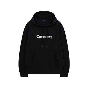 COVERNAT韩国卫衣男款2025新款休闲宽松套头连帽外套情侣装早秋