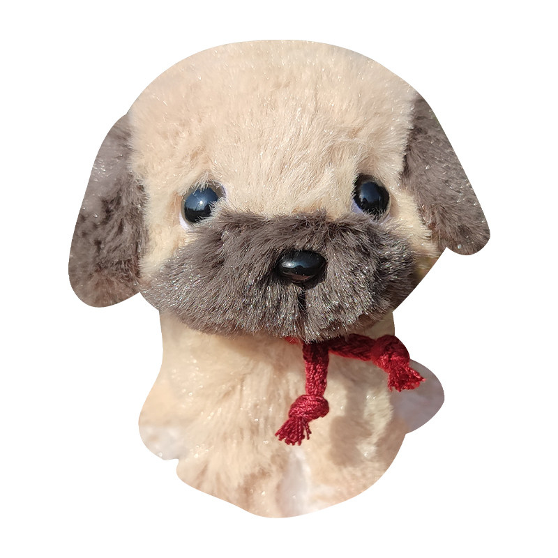 TAKENOKO可爱MINI巴哥斗牛小狗狗田园犬毛绒玩具挂件公仔包包挂件