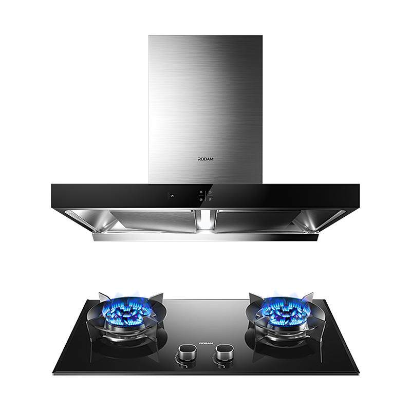 老板60X2S变频吸抽油烟机燃气灶55B7A套餐官方旗舰灶具套装大吸力