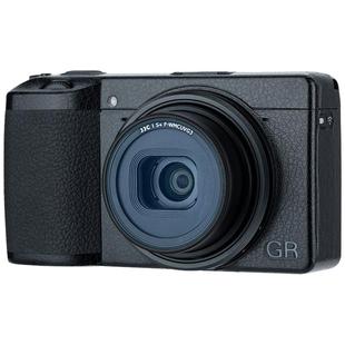 JJC 适用理光GR4滤镜 UV镜 GR4 HDF GRIV GR3 GR3X GR2 GRIIIX HDF 镜头保护镜金属盖子防尘配件自动镜头盖