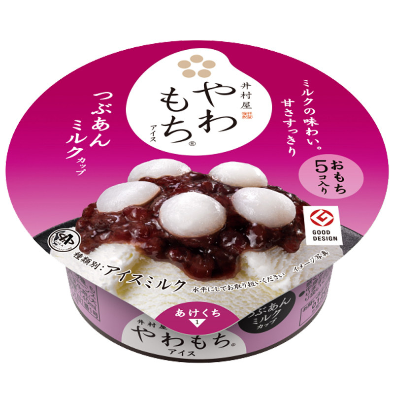 井村屋糯米红豆夹心抹茶冰淇淋