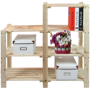 实木简易实木置物架多层储物架家用书架木架子 层架木质可定做