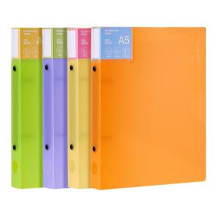 Nusign纽赛双孔资料收纳夹文件夹a5多层档案袋试卷夹收纳册收藏册追星收纳存单收纳本办公用品定期存单专用夹