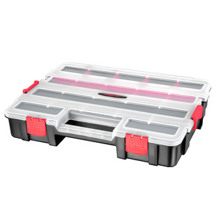 酷安腾多层分类收纳盒积木零件螺丝多格五金手提式塑料工具箱分格