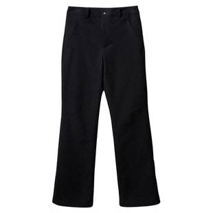 辽锦柞蚕丝微喇裤女款防风裤冬季加绒加厚小个子保暖休闲2025新款