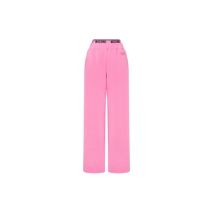 【礼物会员6折起】Moschino underwear 女士字母徽标松紧腰长裤