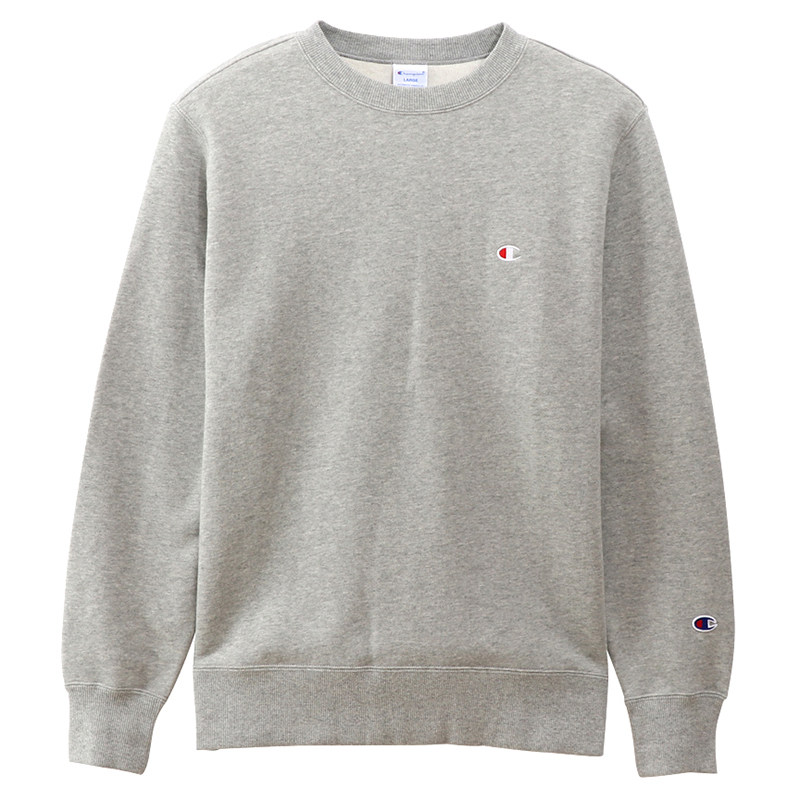 男士卫衣2025新款日版冠军正品秋冬纯棉刺绣CHAMPION小C情侣圆领