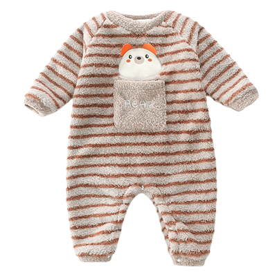 男童秋冬款加厚保暖连体衣