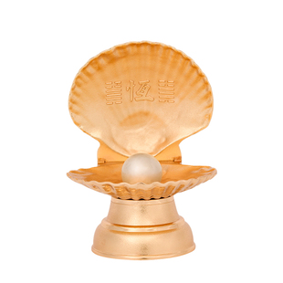 正品李居明九运吉祥物【金蚌之珠】摆件九运系列家居卧室装饰摆设