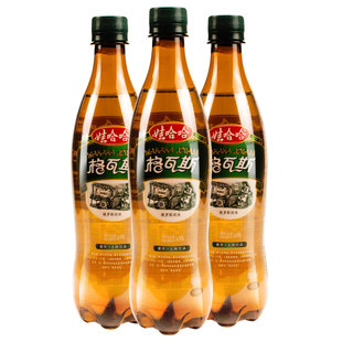 娃哈哈格瓦斯碳酸饮料600mlX12大瓶装整箱啤酒麦芽味学生饮品特价