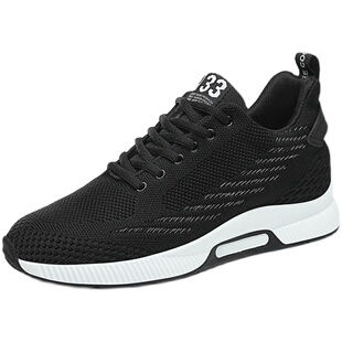 冬季内增高男鞋10cm8cm6潮鞋小码37运动休闲鞋耐磨防滑隐形增高鞋