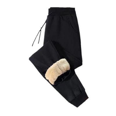 加绒羊羔绒运动裤女士冬季加厚保暖休闲裤时尚潮流束脚哈伦卫裤子