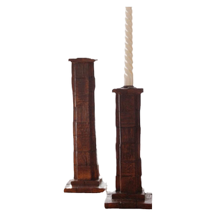 加安加丽欧式复古烛台法式中古仿木美式蜡烛餐桌烛光晚餐装饰摆件