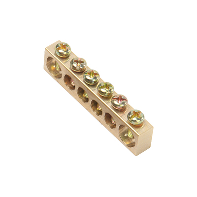 单排接地铜排地排7*9配电箱