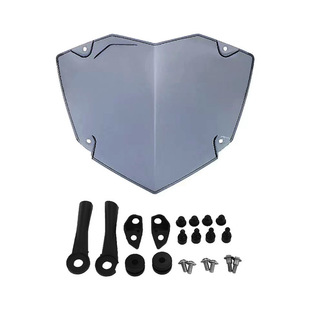 适用凯越525X 500X 400X 摩托车改装件前挡风玻璃 加高风挡大灯罩